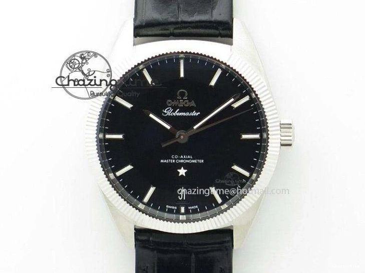 0505 DailyWear Speedmaster ’57 SS Chrono AXF Best Edition Blue Dial on Blue Leather Strap A 8279